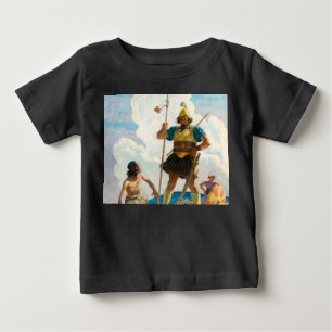 David och Goliath, 1940 av Newell Convers Wyeth T Shirt