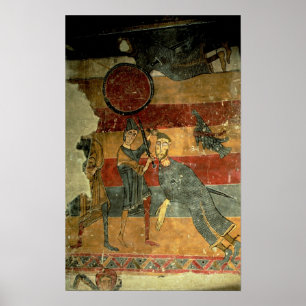 David och Goliath, Catalan skolar Poster