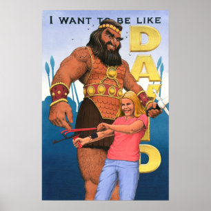 David och Goliath-Girl Poster