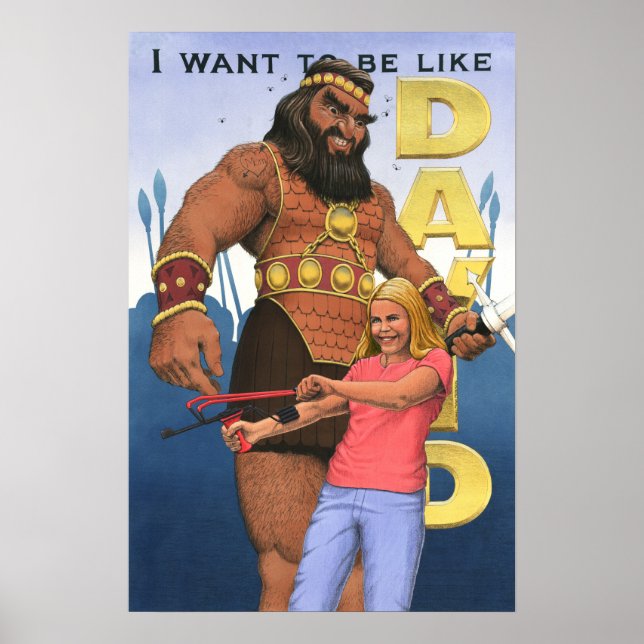 David och Goliath-Girl Poster (Framsidan)