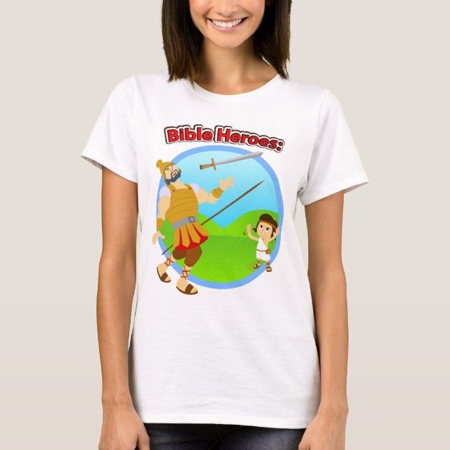 David och Goliath T-shirt (Framsida)