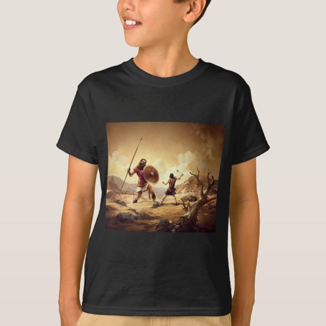 David och Goliath Tee Shirt (Framsida)