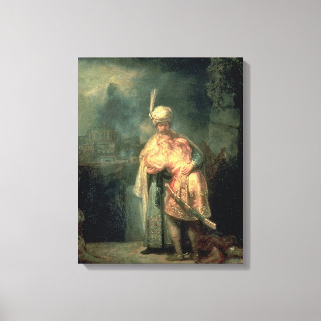 David och Jonathan, 1642 Canvastryck (Framsida)