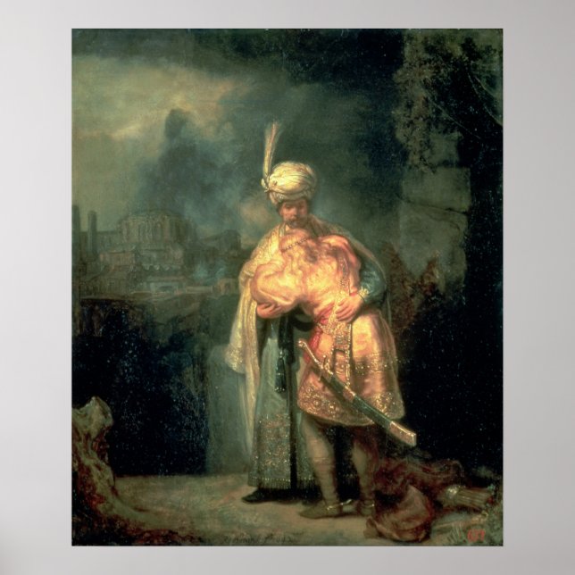 David och Jonathan, 1642 Poster (Framsidan)