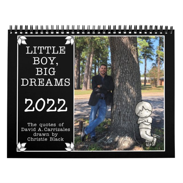 David och Little Boy 2022 Calendar Kalender (Omslag)