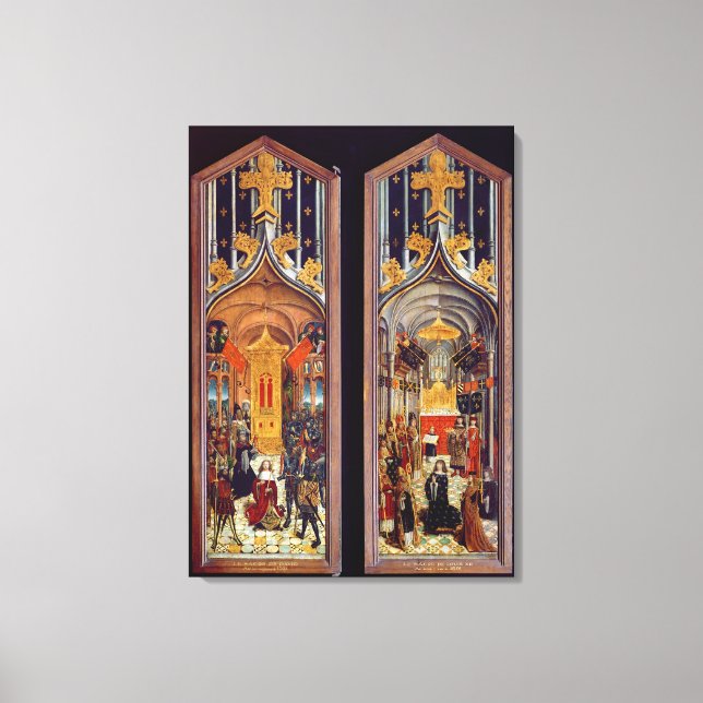 David och Louis XII 1501 Canvastryck (Framsida)