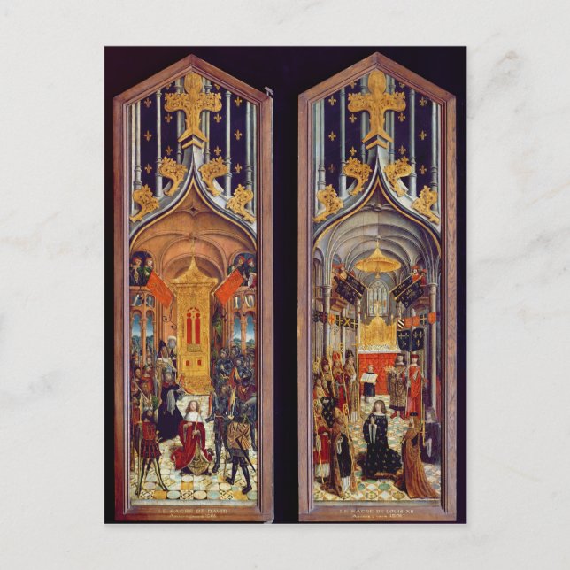 David och Louis XII 1501 Vykort (Framsida)