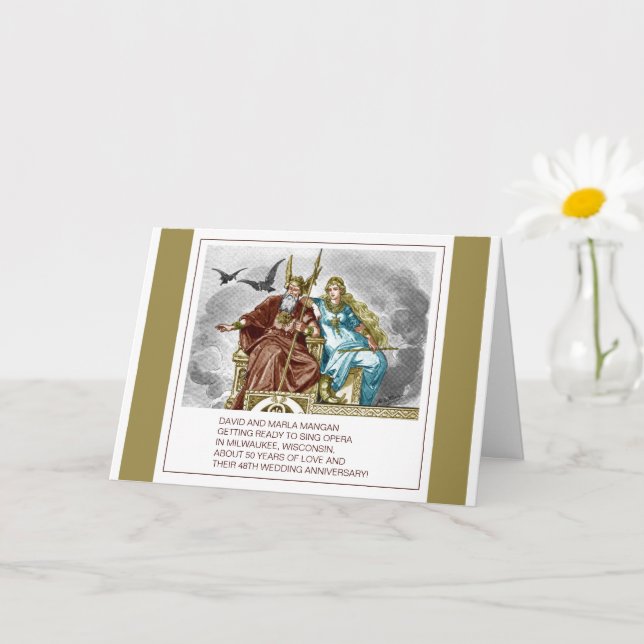 DAVID OCH MARLA MANGAN 48 ÅRSKORT KORT (Liten växt)