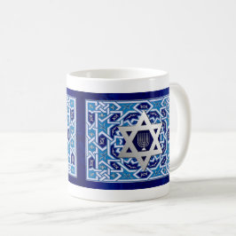 David och Menorah Hanukkah Gift Mugg