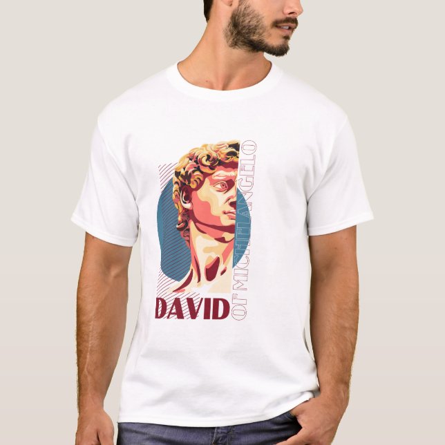 David of michelangelo T-Shirt (Framsida)