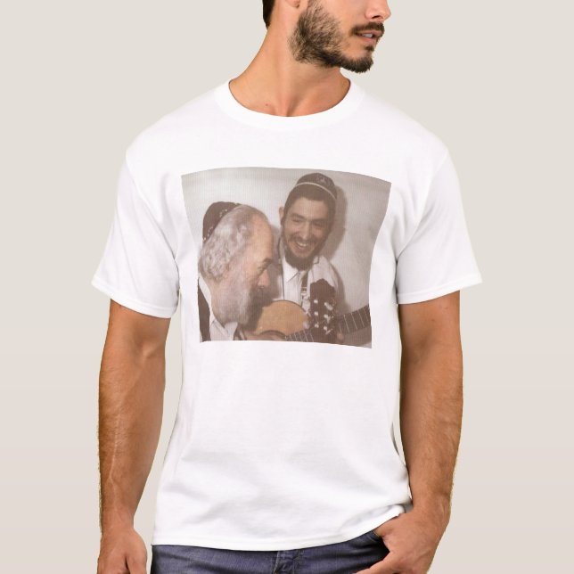 David Orbach och rabbin Shlomo Carlebach T-shirt (Framsida)