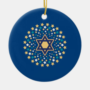 David Ornaments stjärna Julgransprydnad Keramik