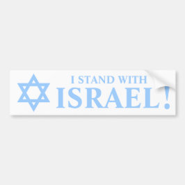 David Pro - jag står med Israel Bildekal