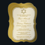 David Pub Mitzvah, judisk stjärna i Guld Inbjudningar<br><div class="desc">Dessa inbjudningar kan anpassas för alla judiska heligor, inklusive Pub Mitzvah, Bat mitzvah, bekräftelse, Bröllop etc. Lägg till anpassningsbarnas ordalydelse genom att använda avsnittet "Redigera den här designmallen" eller klicka på den blå "Anpassa den" om du vill ändra teckensnittet stil och färg eller lägga till ett foto eller extra på...</div>