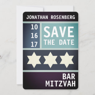 David Pub Mitzvah Sparar datumet Spara Datumet