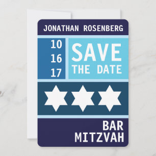 David Pub Mitzvah Sparar datumet Spara Datumet