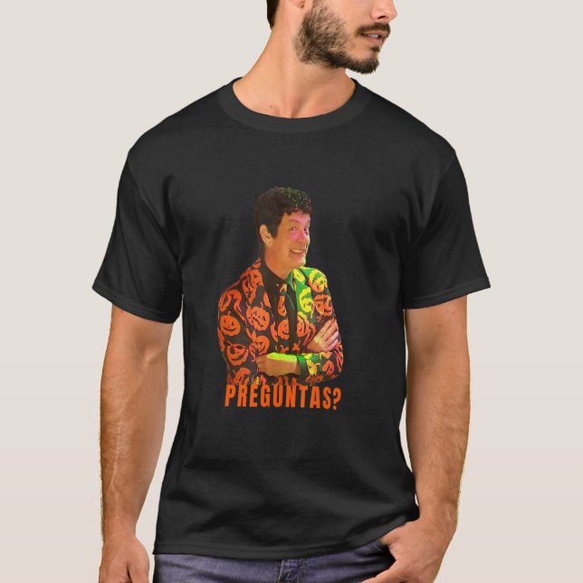 David Pumpkins Preguntas Frågor Manar Clot T Shirt (Framsida)