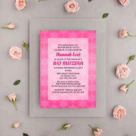 David Rosa Ombre Bat mitzvah Inbjudningar
