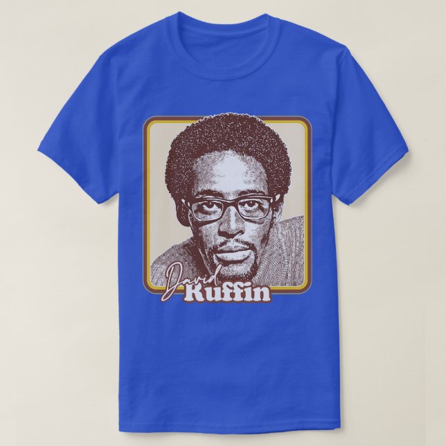 David Ruffin Retro Soul Fläkt Design T Shirt (Design framsida)