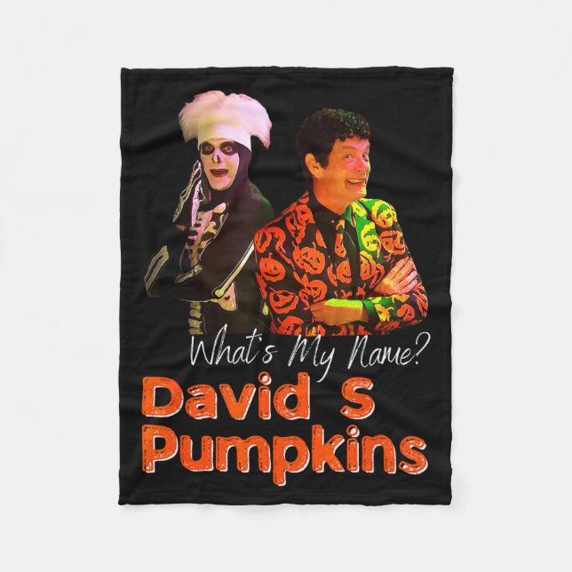 David S Pumpkins Skeleton Funny Skit Men Clothing  Fleecefilt (Framsidan)