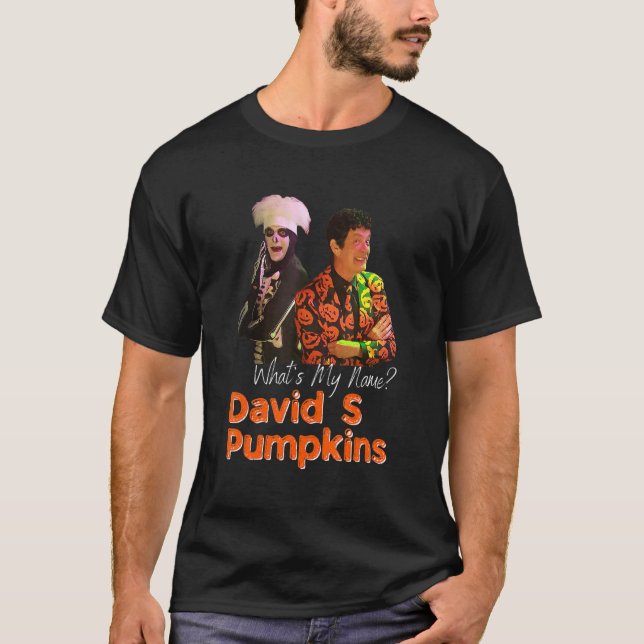 David S Pumpkins Skeleton i Manar Clothing Spel T Shirt (Framsida)