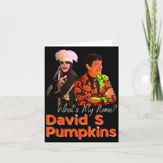 David S Pumpkins Skelett Roligt Sketch Herrkläder  Kort