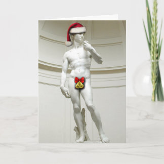 David Santa Greeting Card Helgkort
