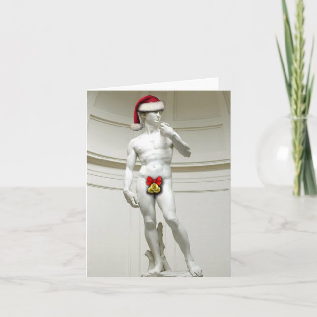 David Santa Note Card Helgkort (Framsida)