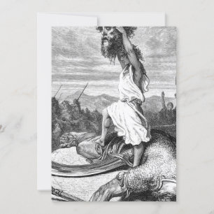 David Slays Goliath från Gustave Dore 1886 Inbjudningar