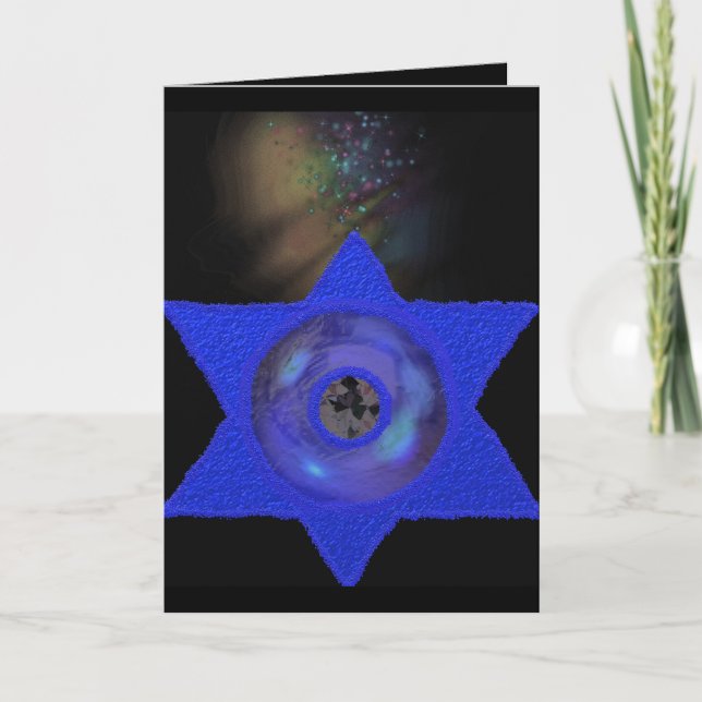 David Space laser Jewish humor Kort (Framsida)