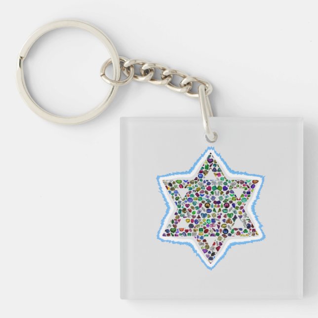 David Star tillverkad av Gemstones (Framsidan)