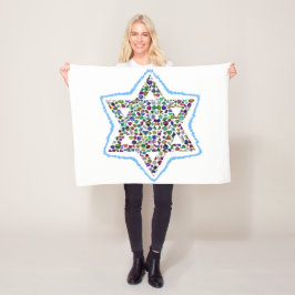 David Star tillverkad av Gemstones Fleecefilt