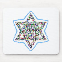 David Star tillverkad av Gemstones