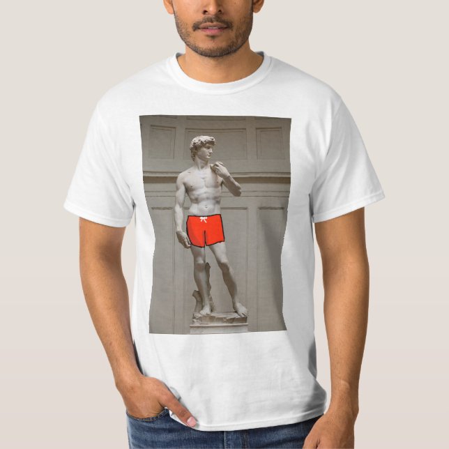 David Statue T Shirt (Framsida)