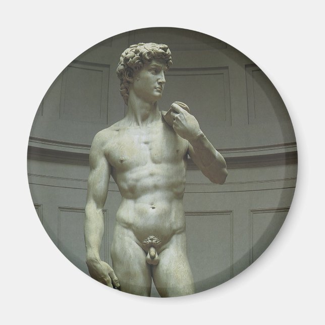 David-statyn av Michelangelo Magnet (Framsidan)