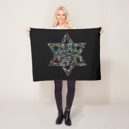 David stjärna fleecefilt