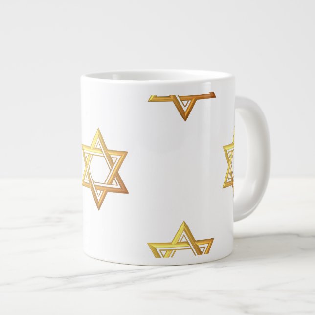 David stjärna jumbo mugg (Framsida höger)