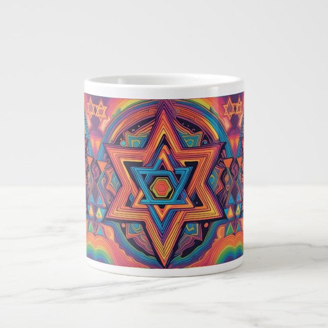 David stjärna jumbo mugg (Framsidan)