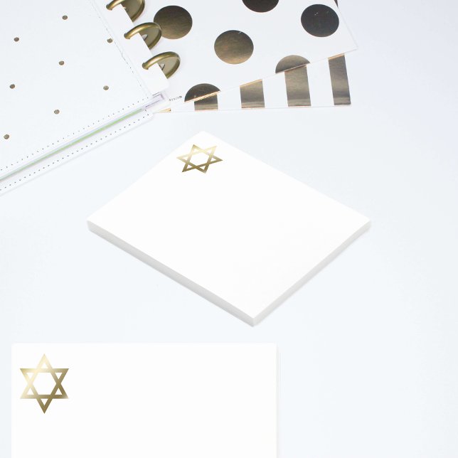 David stjärna post-it block (Skapare uppladdad)