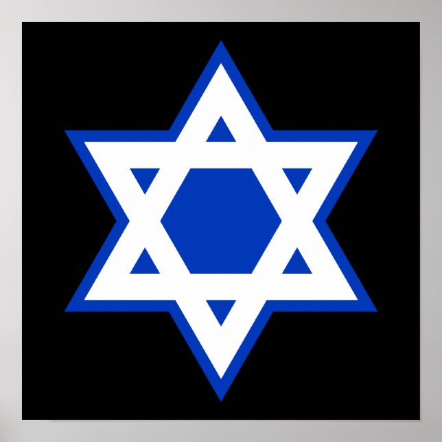 David stjärna poster (Framsidan)