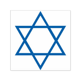 David stjärna självfärgande stämpel