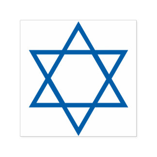 David stjärna självfärgande stämpel