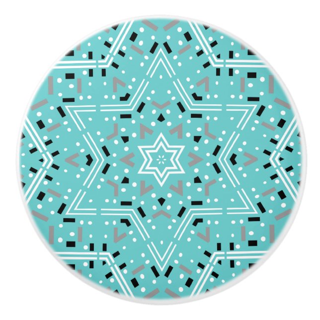 David stjärna | Skåp för dekorationsfack för Abstr Knopp (Framsidan)