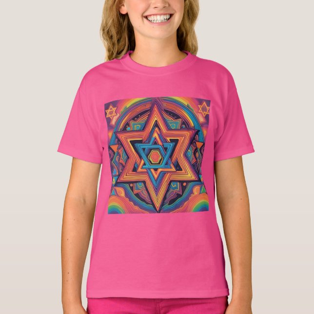 David stjärna t shirt (Framsida)