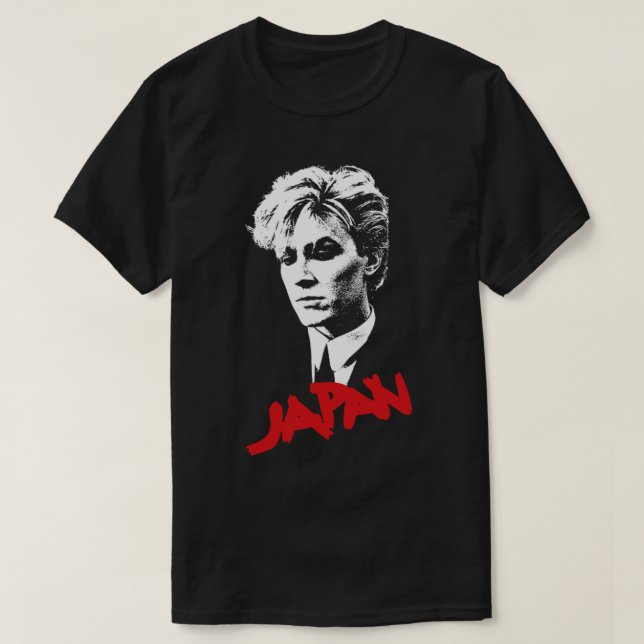 David Sylvian Retro Fläkt Art T Shirt (Design framsida)