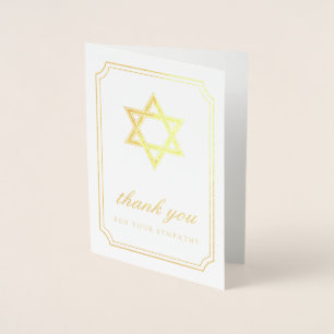 David Sympathy Tacks Golden Star Folierat Kort