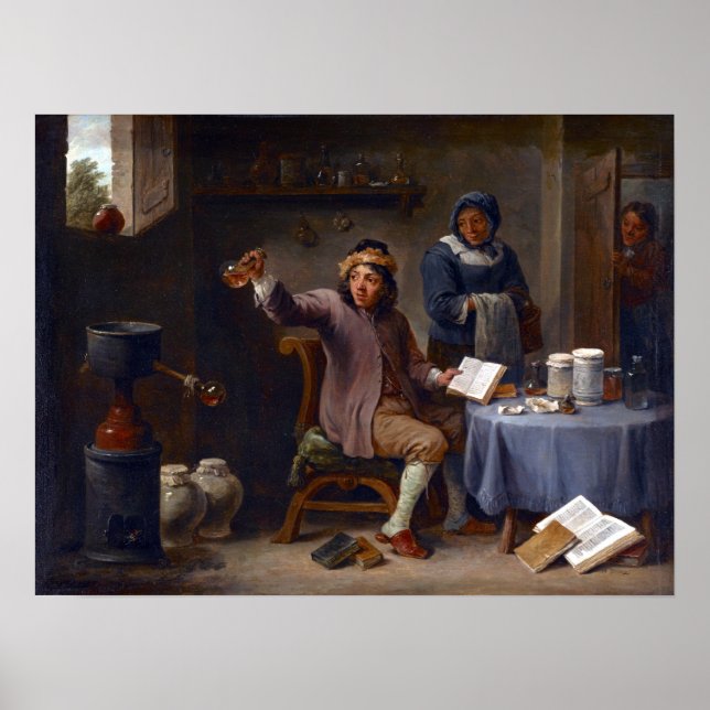 David Teniers II Samrådet Poster (Framsidan)