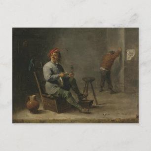 David Teniers the Younger- Smoker Vykort