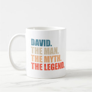 David The Man The Myth the Legend Kaffemugg