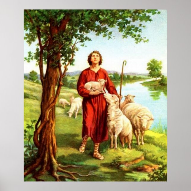 David The Shepherd Poster (Framsidan)